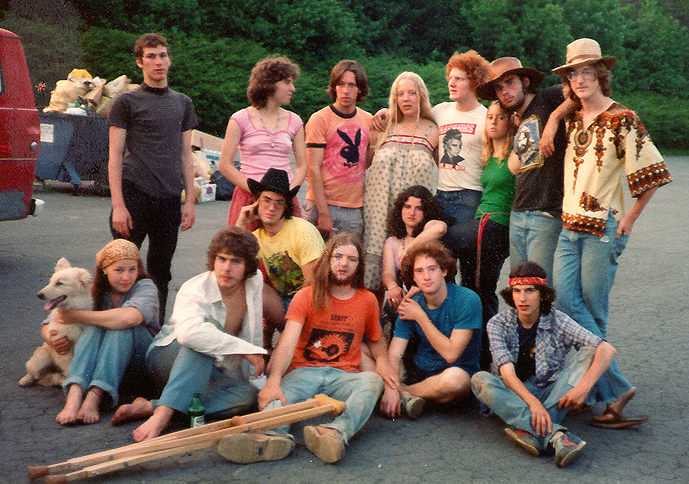 Princeton, Memorial Day, '81.  the dregs of the conference... photo courtesy brian oelberg, copyright 1981 brian oelberg